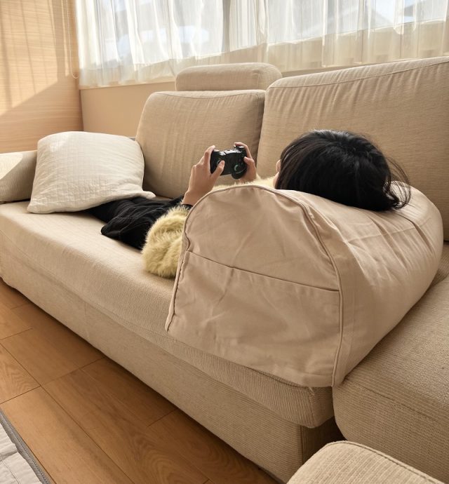 ソファにフィットする 布団収納ケース