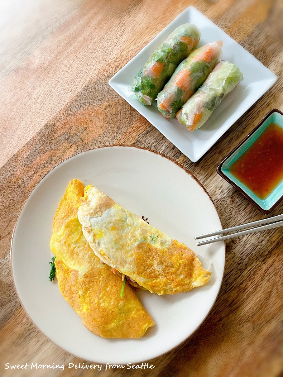 ベトナムの味：バインチャンヌン（bánh tráng nướng）