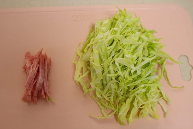 キャベツとベーコン