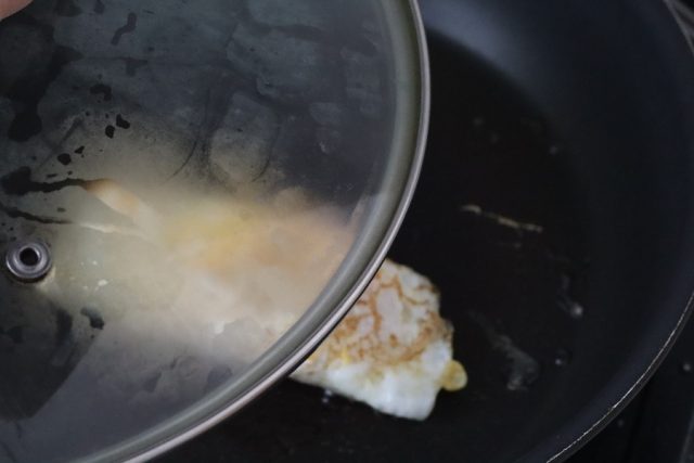 大葉とハムのスピード卵焼き