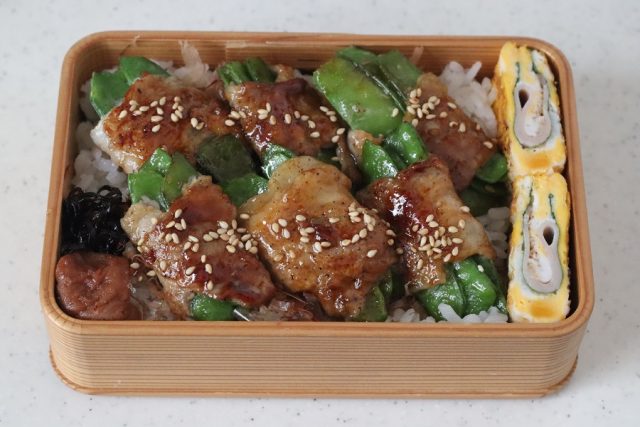 2品弁当の詰め方