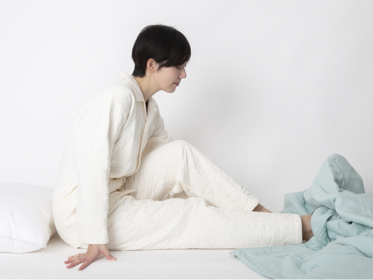パシーマ えり付き長袖パジャマ