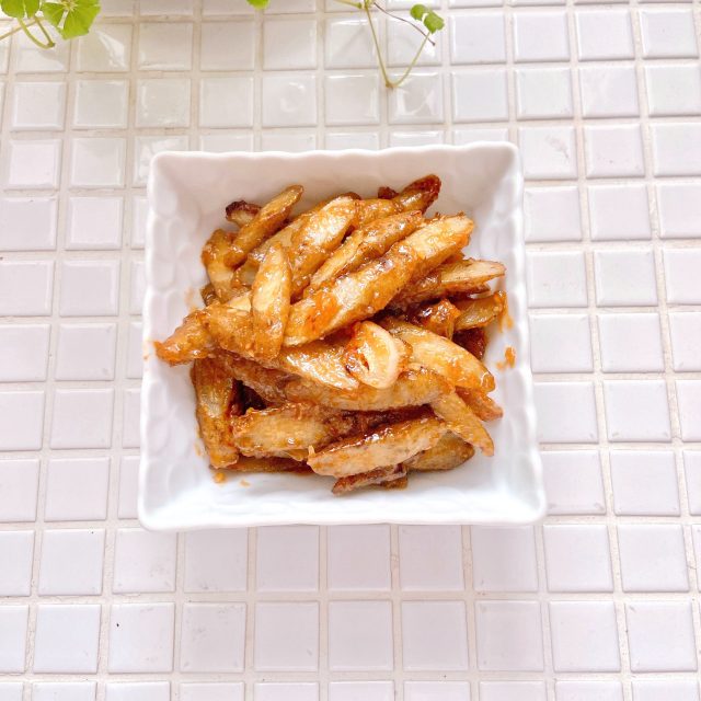 簡単作り置き「ごぼうの味噌ケチャップ」