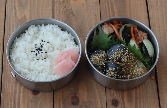 2品弁当の詰め方