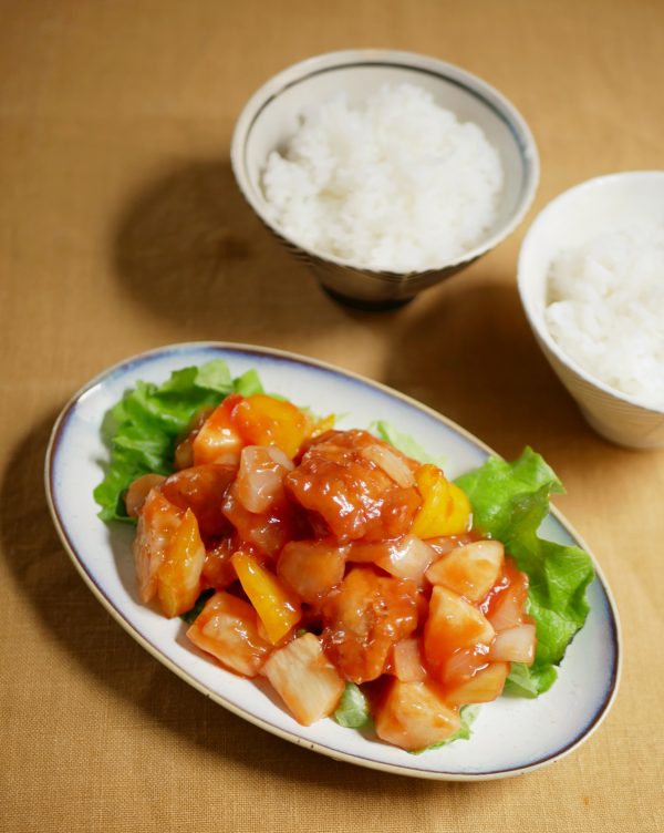 レンジ酢鶏