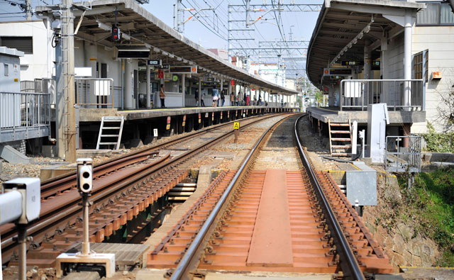 線路、駅