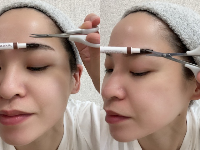 眉毛カット