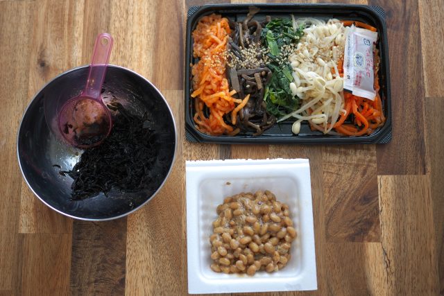 納豆ひじきビビンパ
