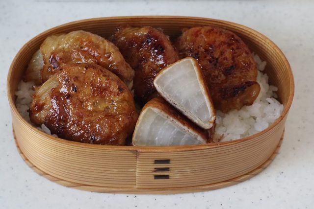 2品弁当の詰め方