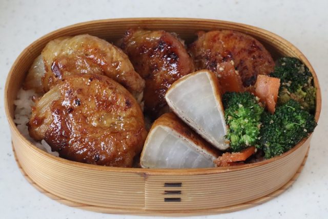 2品弁当の詰め方