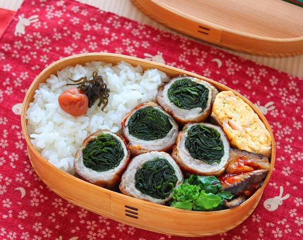 「わかめの肉巻き」ダイエット弁当