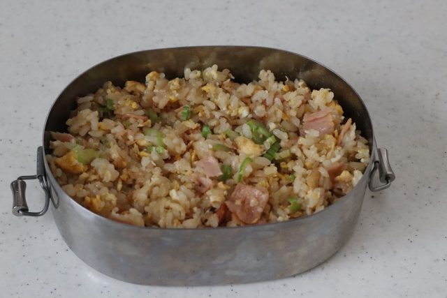 アスパラ炒飯
