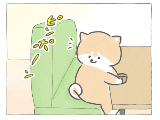 【四コマ漫画】vol.80 「ヒマワリ」｜おはよう！おしばと愉快な仲間たち