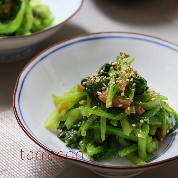 ほうれん草の梅ハニー和え