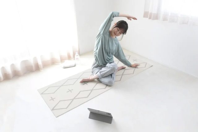 ラグのようなヨガマット