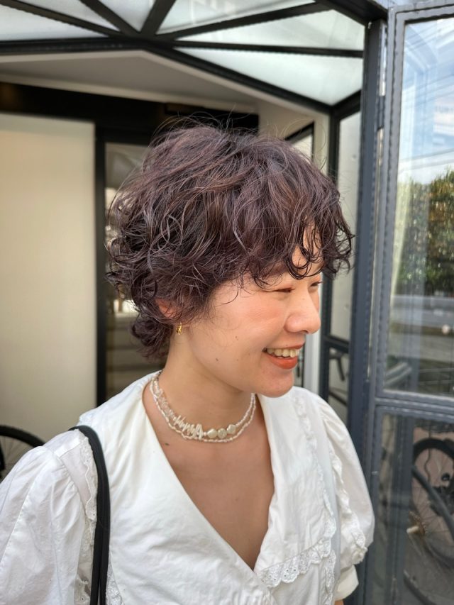 しっかりめのパーマスタイル3