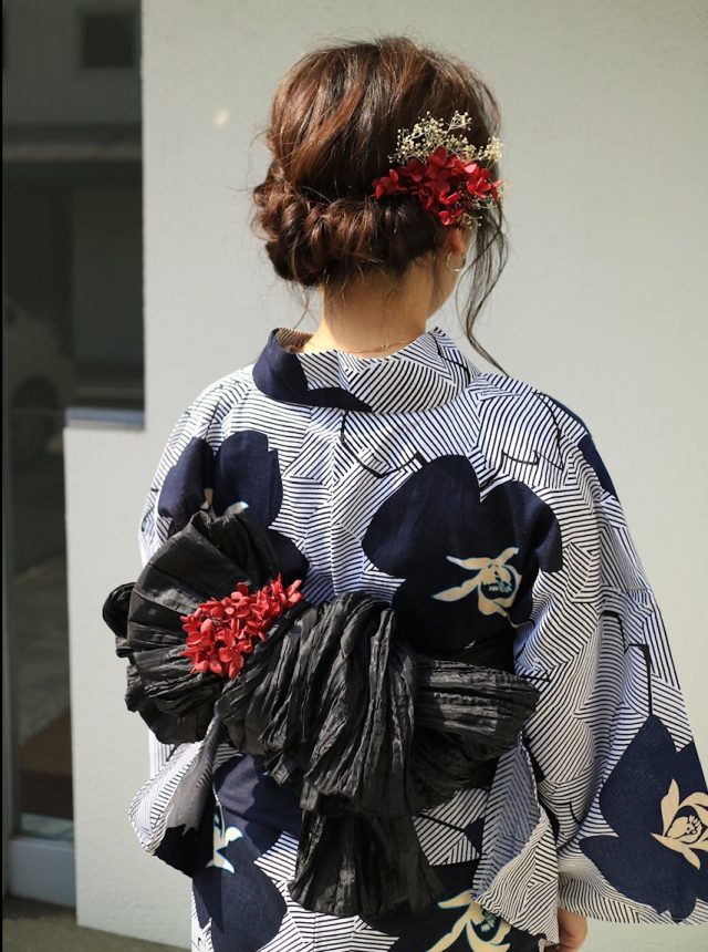 浴衣の時のヘアアレンジ