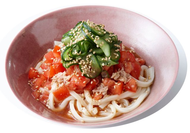 ツナトマトうどん