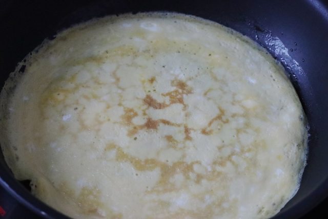 酢入り薄焼き卵