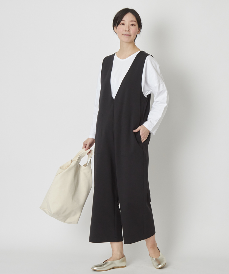 WESTWOOD OUTFITTERS/きれいめ無地のサロペット