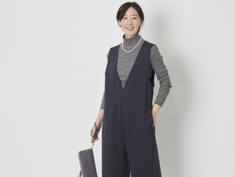 WESTWOOD OUTFITTERS/きれいめ無地のサロペット