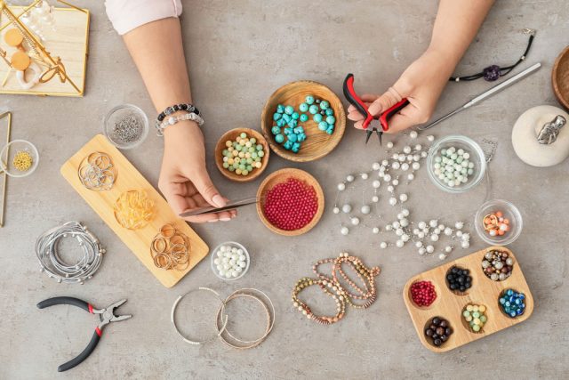 アクセサリーのハンドメイド