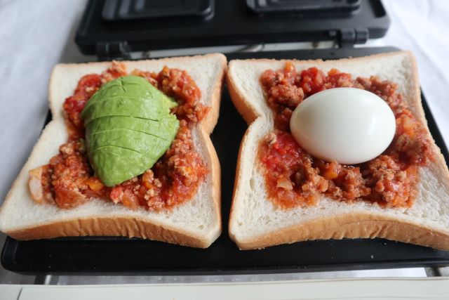 ホットサンドを焼く前