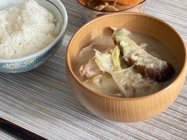 酒粕豚汁