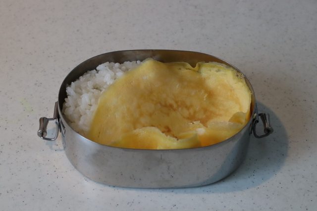 2品弁当の詰め方