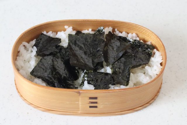 2品弁当の詰め方