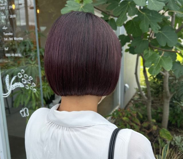 秋のヘアカラー3