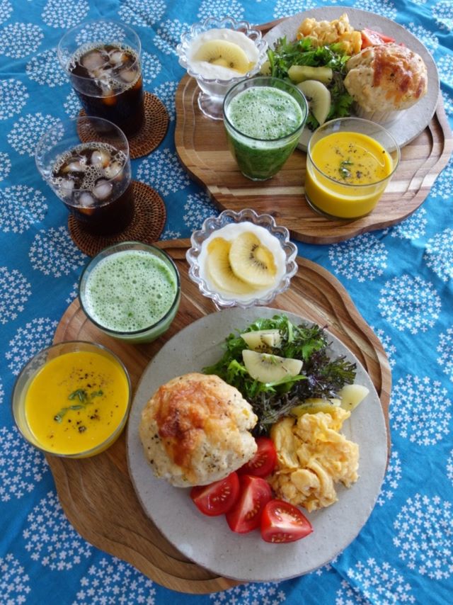 洋風のワンプレート朝食