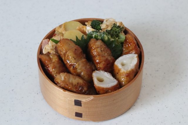 2品弁当の詰め方