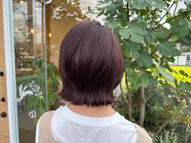 秋のヘアカラー5