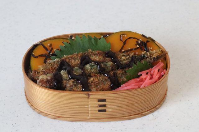 2品弁当の詰め方
