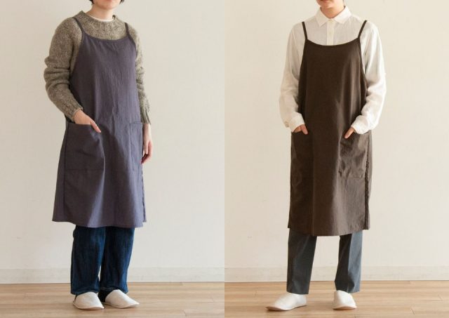 軽くて汚れに強いナイロンキャミエプロン
