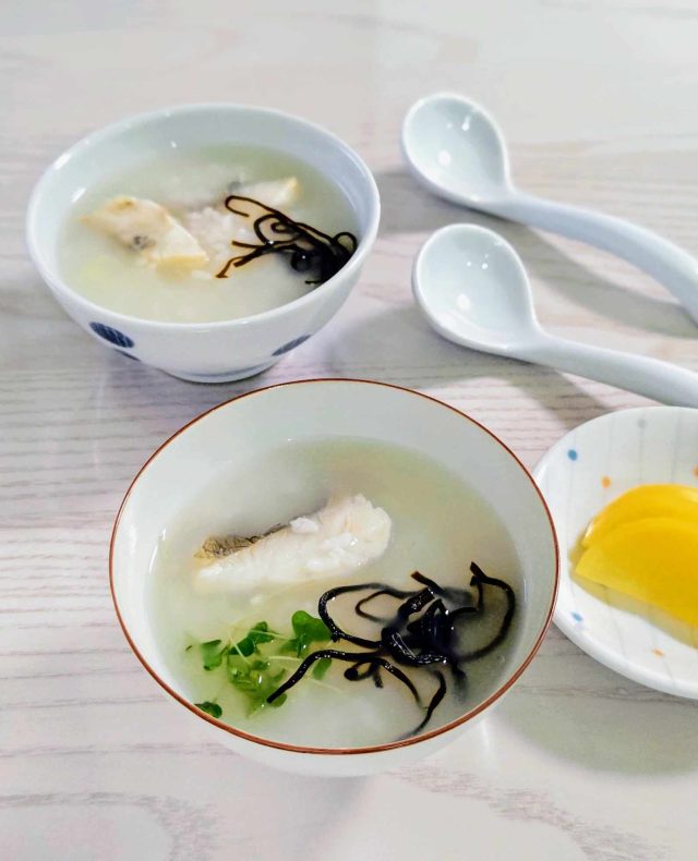 真鯛の朝粥