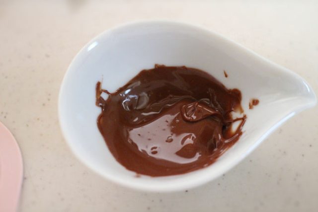 チョコを溶かす