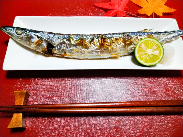 焼き秋刀魚