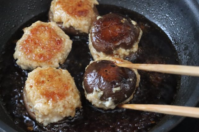 しいたけ肉詰め