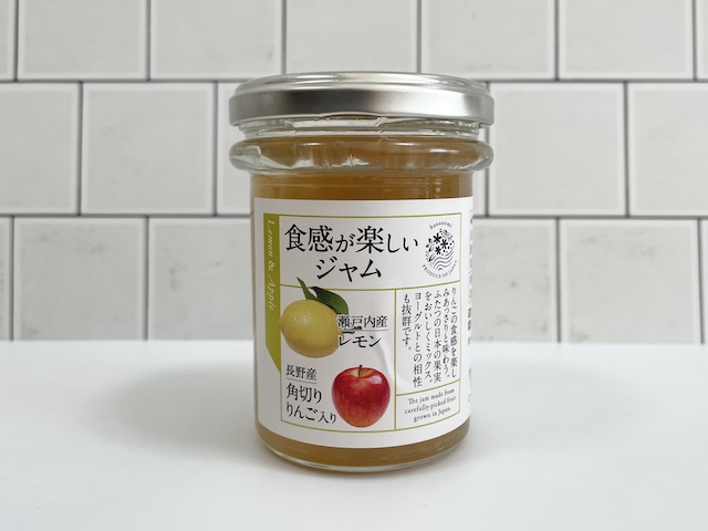 食感が楽しいジャム 角切りりんご入り 瀬戸内レモン