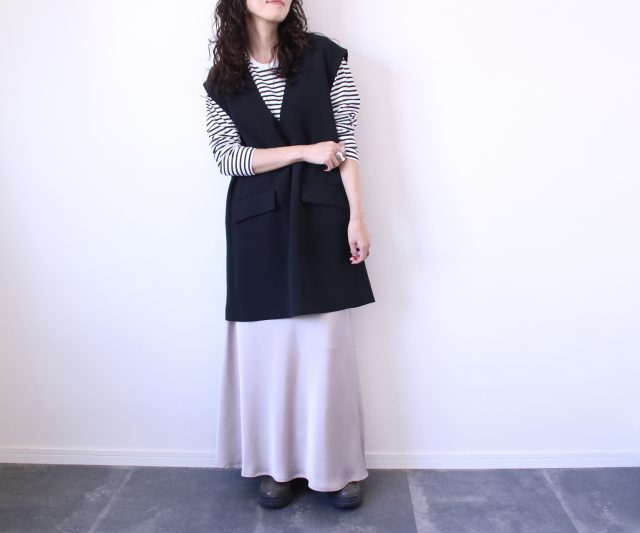 UNIQLOの「ソフトコットンボーダーラウンドヘムT(長袖)」