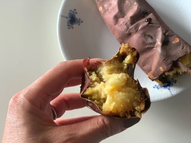 焼き芋の断面