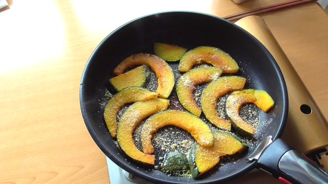 塩バターかぼちゃ