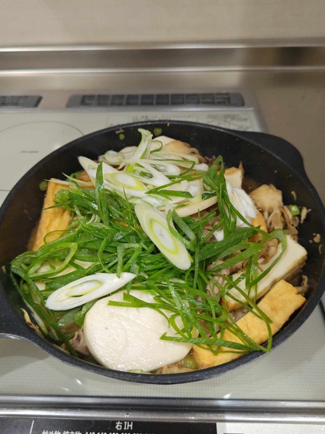 カブと厚揚げと豚肉の炒め煮