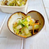 白菜のもみ漬け