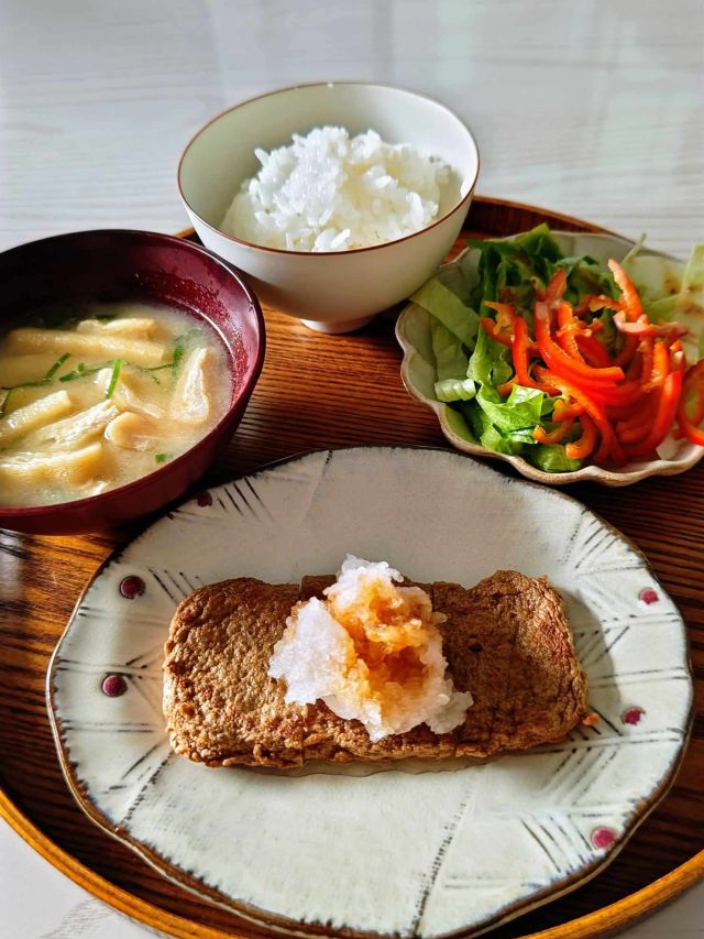 じゃこてん朝ごはん