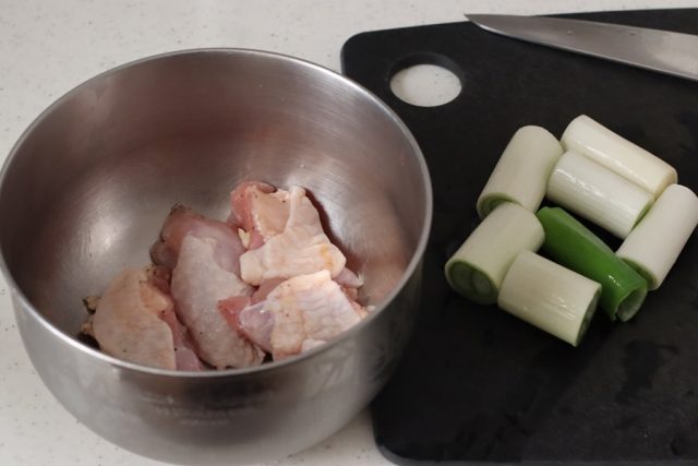 鶏肉とねぎ
