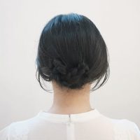 寝癖のままヘアアレンジ