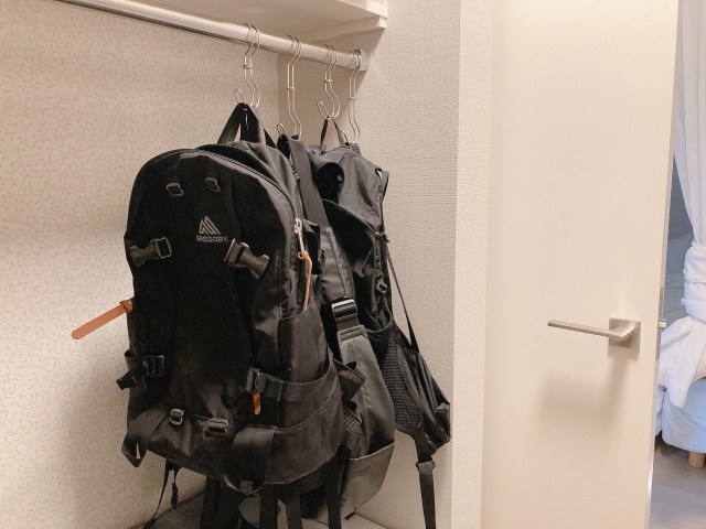 リュックの収納